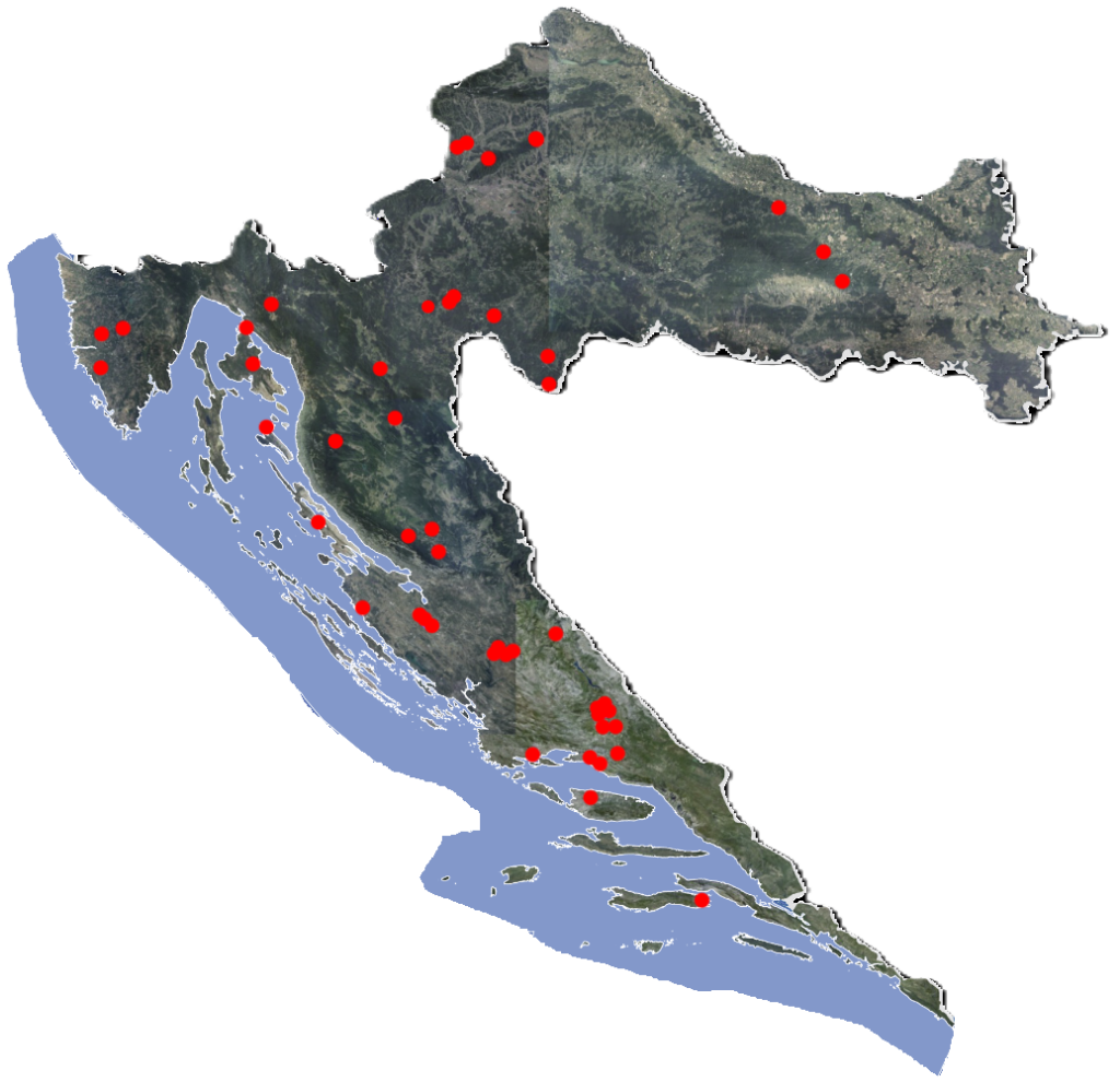 Hrvatska - neaktivna eksploatacijske polja